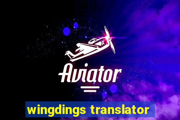 wingdings translator